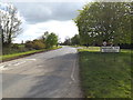 Entering Barking Tye on the B1078 Barking Road