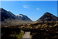 NN2156 : West Highland Way beside the Allt a' Mhain by Chris Heaton