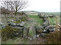 Stile at the side of Hall Lane, Soyland