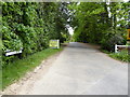 Looking into Old Wickham Lane