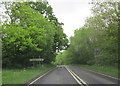 SP0560 : Warwickshire Border Sign B4090 by Roy Hughes