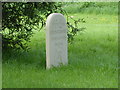 SP0500 : Isolated gravestone, St Augustine Farm by Vieve Forward