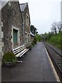 Umberleigh Station and B3227 bridge over Tarka Line