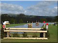 SK2670 : Chatsworth Horse Trials: the Ice Pond by Jonathan Hutchins