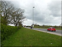 SK4952 : The A608 at Home Farm by Graham Hogg