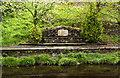 A monumental seat on Pendle Water