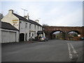 Midland Hotel and railway bridge, Lazonby