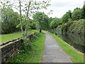 Towpath beside the Calder and Hebble Navigation