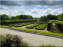 SE3532 : Looking towards the fountain from the house at Temple Newsam by Steve  Fareham