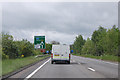 A6195 approaching Broomhill Roundabout