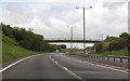 A6195 footbridge near Jump