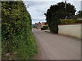 Burcott Lane, in Coxley Wick, looking north