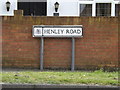 Henley Road sign