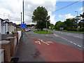 The A477 road leaving Pembroke Dock