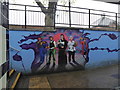 SJ8445 : Newcastle-under-Lyme: subway mural by Jonathan Hutchins