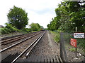 Looking south on the railway towards Wivelsfield station