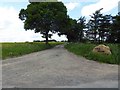 Private road to Lock House Farm