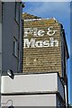 Pie & Mash shop sign