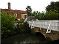 Bridge over the moat to Headstone Manor