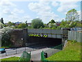 Railway bridge over Plas Coch Road