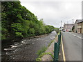 River Tawe towards Teddy Bear Bridge, Ystradgynlais