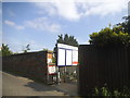 The entrance to Appleford Station