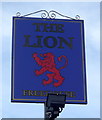 TG4719 : Sign for the Lion public house, West Somerton by JThomas
