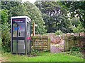 Telephone box at Kirkhouse