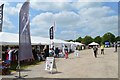 SJ8065 : Somerford Park Premier League Dressage 2016: trade stands by Jonathan Hutchins