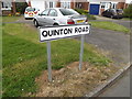 Quinton Road sign