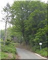 Ledgate Lane running north from Beechwood Cross