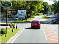 Lyndhurst Road passing the Cat and Fiddle