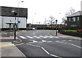 Zebra crossing on a hump, Station Road, Llandaff North, Cardiff
