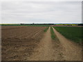 Farm track at High Hunsley