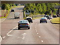 Exit from A338 Wessex Way to A3049 at Springbourne Roundabout