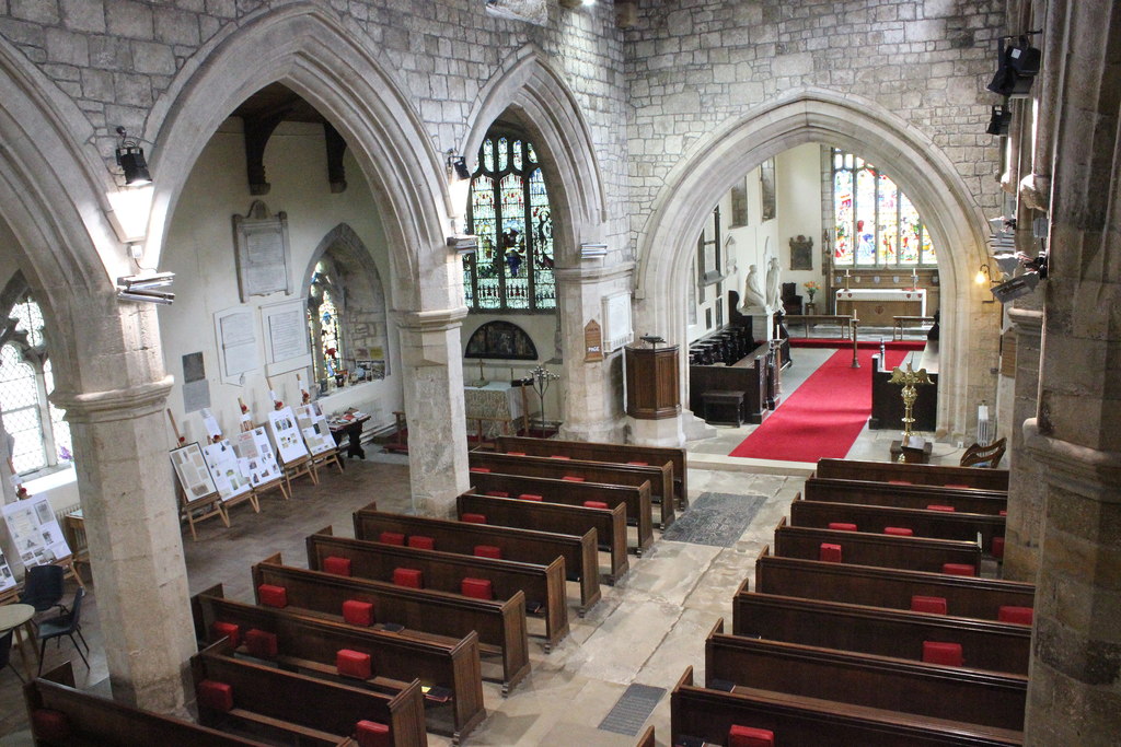 The Nave of St. Mary & St. Nicholas... © Jeff Buck :: Geograph Britain ...