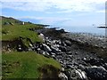 Rocky shore at Bagh Chairminis