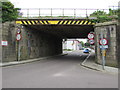 North side of a railway bridge near Redruth Railway Station