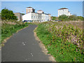 Cycle path approaching Port Glasgow