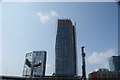 View of Capital Towers next to the Bow Flyover from the River Lea #7