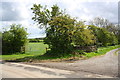 Gateway and track access to farmland opposite South Dyke Barn