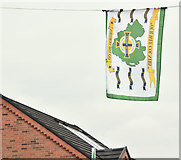J3273 : Northern Ireland football flag, Belfast (June 2016) by Albert Bridge