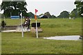 SJ6938 : Brand Hall Horse Trials: water obstacle by Jonathan Hutchins