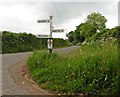 Signpost at Gamblyn Cross