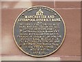 Market Drayton: plaque on NatWest Bank