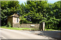 Building at Hollingbourne House entrance