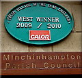 SO8700 : Green plaque on a West End wall, Minchinhampton by Jaggery