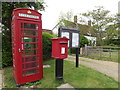 Telephone Box, The Old Post Office Postbox & Notice Board