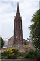 Spire of a former church beside Denburn Road, Aberdeen