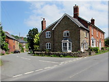 SO5834 : Corner of Common Hill Lane and the B4224, Fownhope  by Jaggery